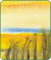 L. Jankovska akvarelis no  grāmatas ''Vējš aiznesīs''